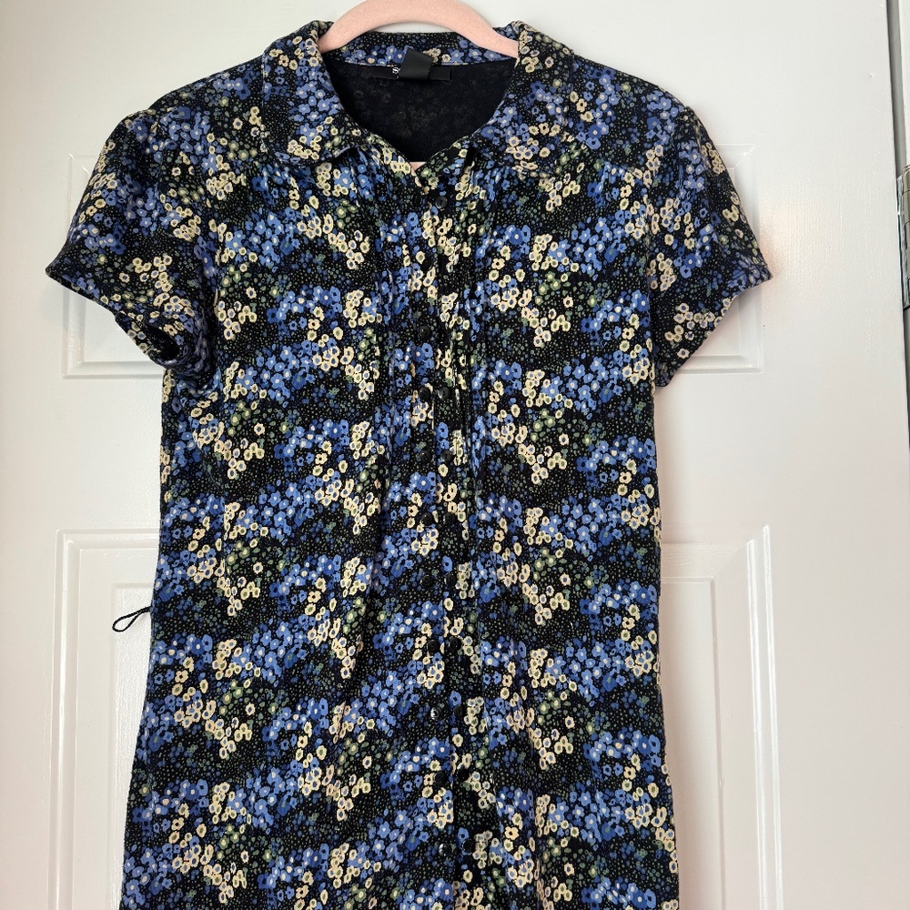 Floral 90's Mini Dress